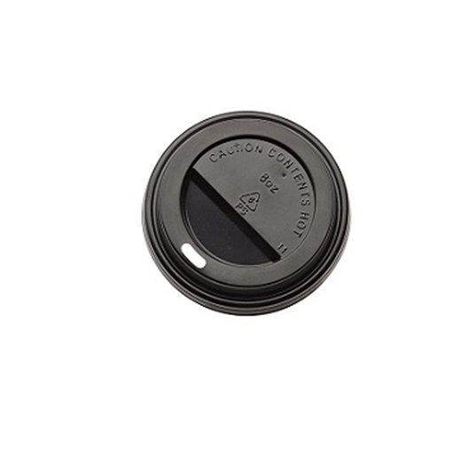 [D90267] 1000 Tappo in PS nero per bicchiere da 240ml Leone
