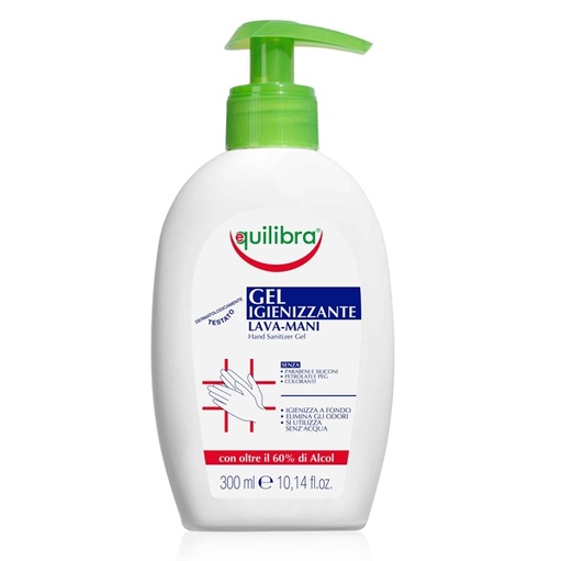 [D90393] EQUILIBRA Gel igienizzante mani 300ml in dispenser