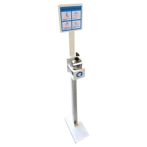 [D90400] Piantana da terra con supporto per dispenser da 500ml