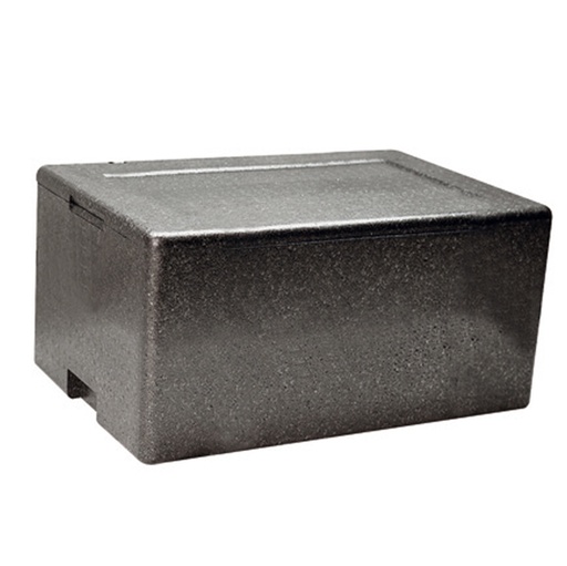 [D90569] Cassa termica in polipropilene espanso per il trasporto alimenti 61x43cm H28,5cm
