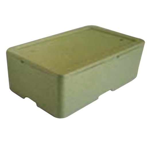 [D90571] Cassa termica in polistirolo espanso per il trasporto alimenti 57,8x37,4cm H21,1