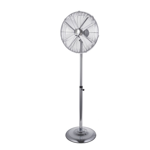 [D90701] VENTILATORE Cromo 45 da Terra piantana in metallo