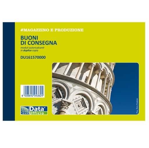 [D90880] Blocco buoni di consegna 50/50copie autor. 11,5x16,5cm DU161570000