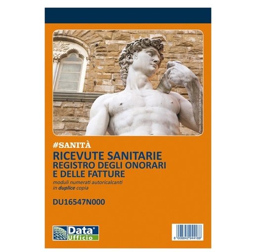 [D90895] Blocco registro onorari/fatture ricevute sanitarie 50/50 autoric. DU16547N000