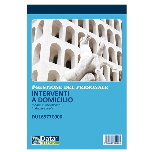 [D90896] Blocco Interventi a domicilio del cliente 50/50copie autor. DU16577C000
