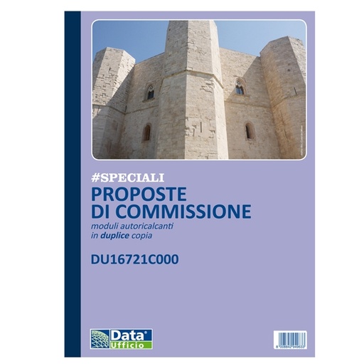 [D90898] Blocco Proposte Commissione 50/50 copie autor. 29,7x21,5cm DU16721C000
