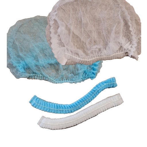 [D90908] Conf.100 cuffie tonde in PP Tg. Unica MONOUSO
