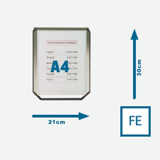 [D90935] Display A4 verticale per colonnina 600G Stilcasa