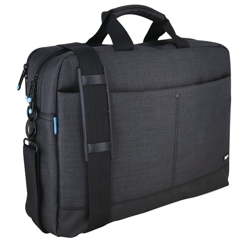 [D91072] Porta notebook 17.1" dim. 43x30,5x13cm in polyestere nero City Time
