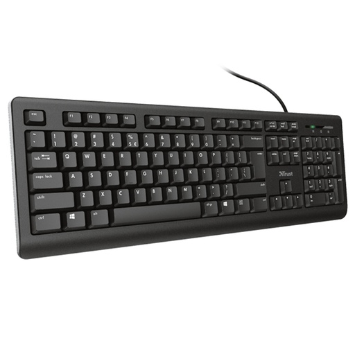 [D91184] Tastiera con filo ultrasilenziosa TK-150 - Trust