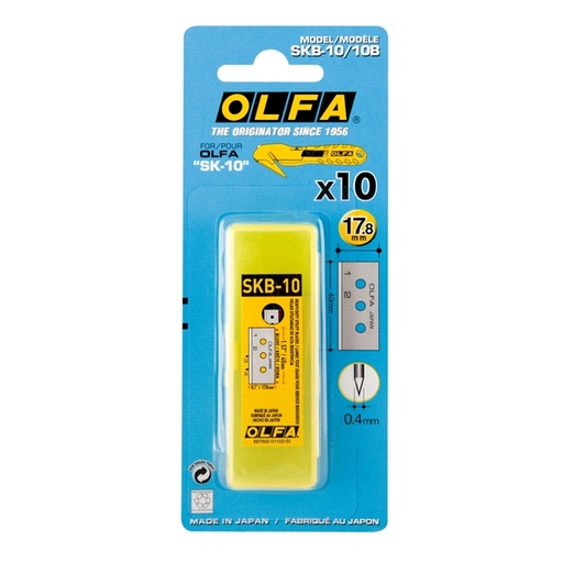 [D91256] Tubo 10 lame di ricambio per cutter SK-10 Lebez