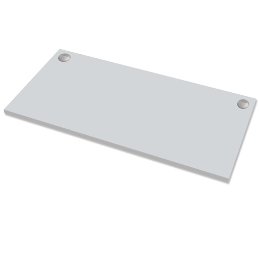 [D91268] Piano di lavoro per scrivania Cambio - 180x80x2,5cm - grigio Fellowes