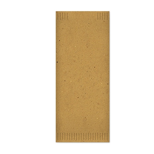 [D91354] 700 Buste Portaposate Taverna in cartapaglia con tovagliolo 38x38cm Fato
