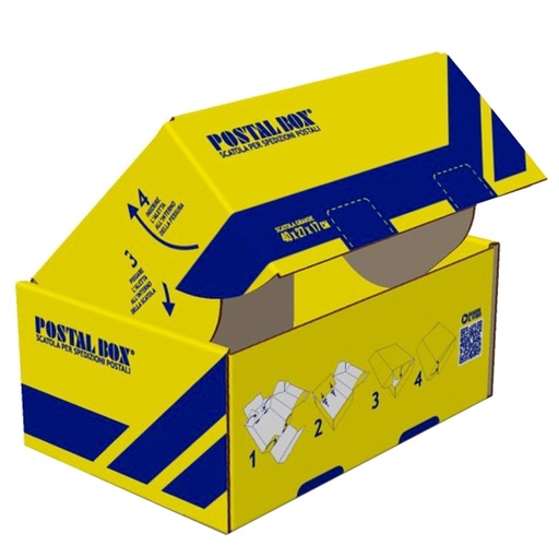 [D91395] Scatola spedizioni POSTAL BOX(R) f.to L 40x27x17cm BLASETTI