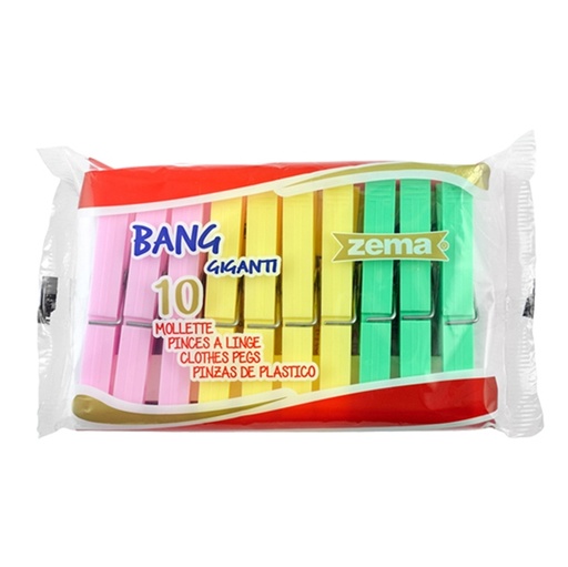 [D91474] 10 Mollette per la biancheria colori assortiti