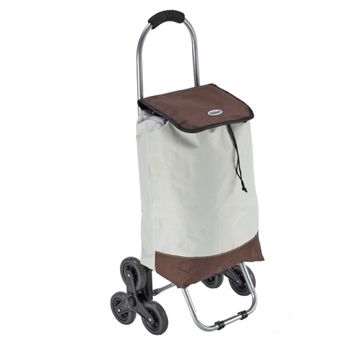 [D91482] Trolley spesa Trio Beige 25lt King