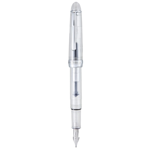 [D91488] Penna stilografica Monza tratto medio fusto in resina trasparente Monteverde