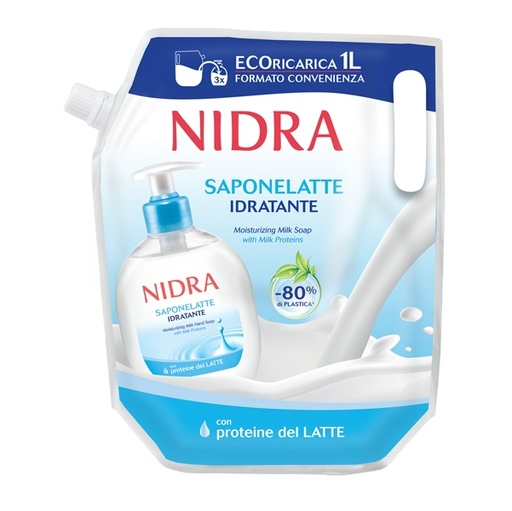 [D91503] Sapone liquido mani Nidra ecoricarica 1L