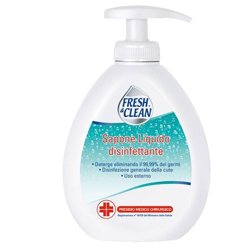 [D91504] Sapone liquido disinfettante FreshClean 300ml