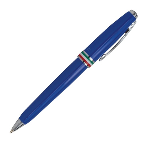 [D94812] Penna sfera Aldo Domani punta M fusto azzurro Italia Monteverde