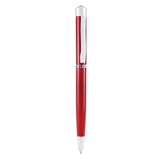 [D91537] Penna sfera Strata M fusto rosso Monteverde