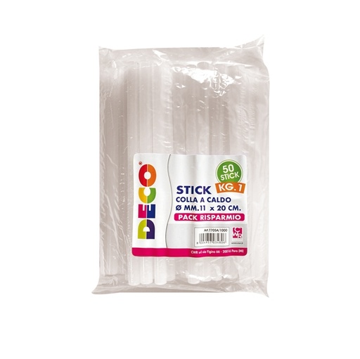 [D91582] Colla Stick 20cm diametro 11mm 1 kg. DECO