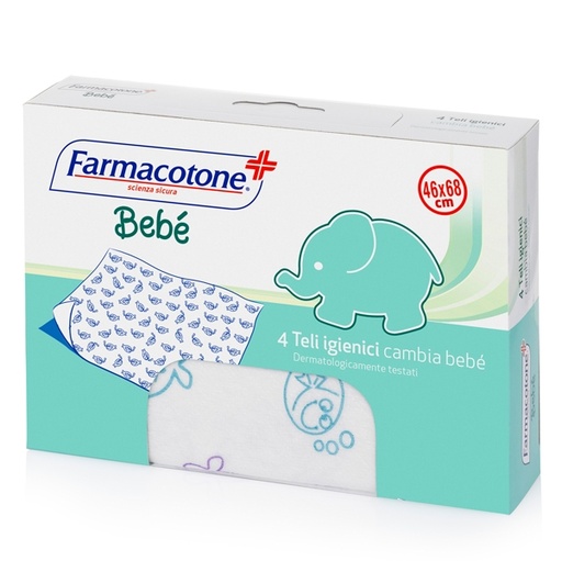 [D91604] Busta da 4 Teli Cambia Bebe' 46x68cm