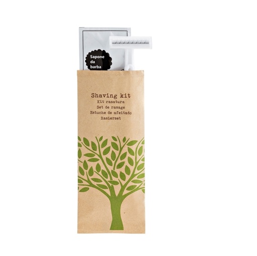 [D91644] Confezione da 50 Set barba Linea Cortesia Natura