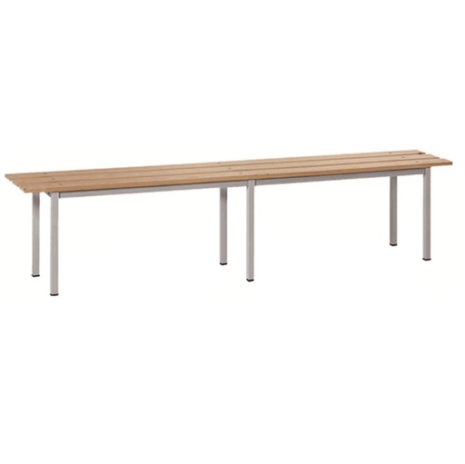 [D91657] Panca in legno a 6 POSTI L200cm