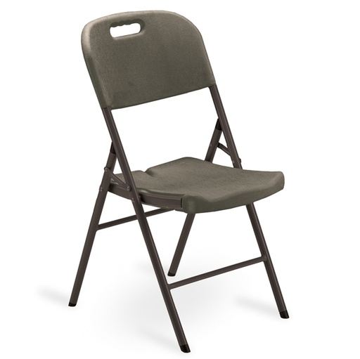 [D91681] Sedia pieghevole in HDPE noce Horeca