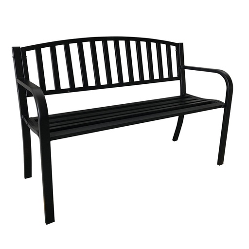 [D91689] Panca da giardino Hollywood - in acciaio verniciato - 75 x 50 x 120 cm - Garden Friend