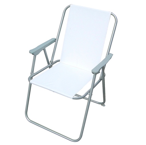 [D91692] Sedia pieghevole bianca Relax