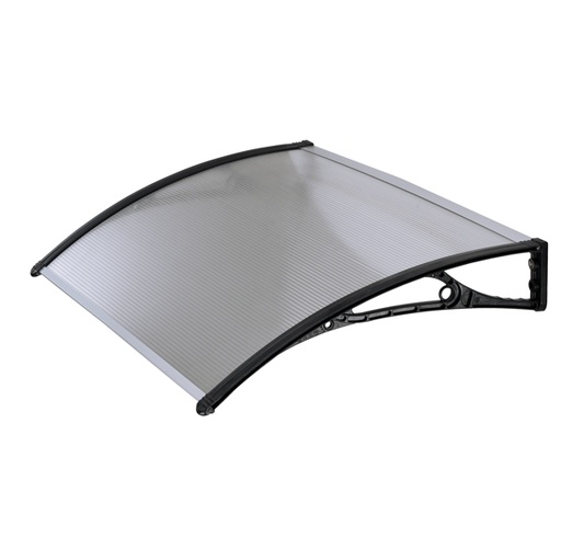 [D91722] Pensilina modulare L100xP60cm trasparente in policarbonato alveolare