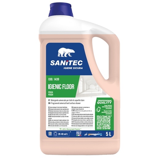 [D91766] Detergente per pavimenti Pescagelsomino Igienic Floor 5 Kg Sanitec