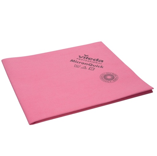 [D91804] Conf. 5 Panni MicronQuick rosso 38x40cm in microfibra Vileda