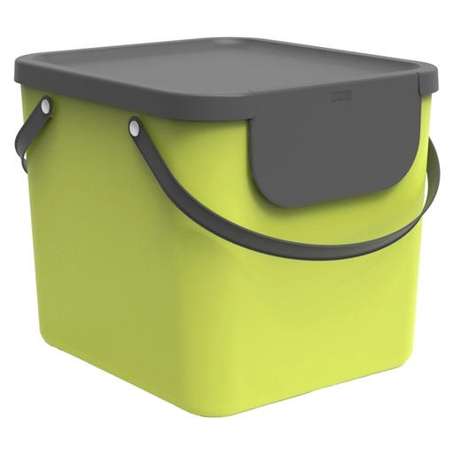 [D91839] Pattumiera ALBULA 40 Lt Verde Lime ROTHO