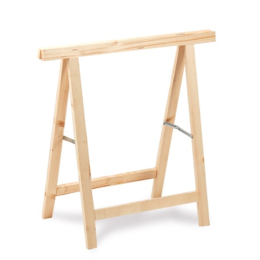 [D91857] Cavalletto in legno 74x38x75cm