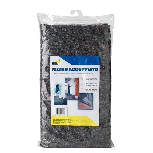 [D91858] Feltro Accoppiato con antiscivolo 1x3,5m
