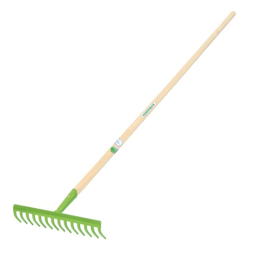 [D91930] Rastrello 14 denti - manico 130 cm