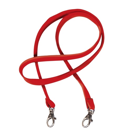 [D94843] 50 Cordoncino Pass M in raso rosso lungh. 85cm Sei Rota