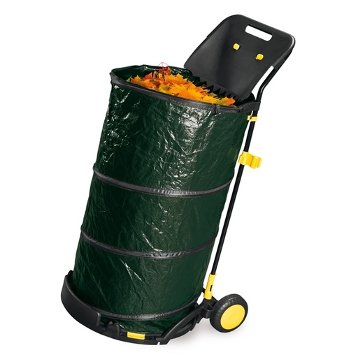 [D91948] Carrello raccoglifoglie Pop-Up 150Lt