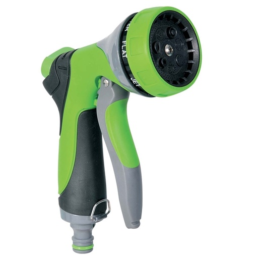 [D91952] Pistola a doccia per irrigazione in alluminio 7 getti