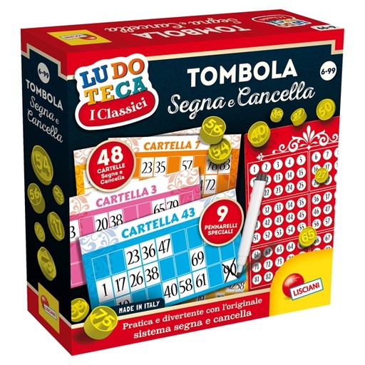 [D91967] Ludoteca Tombola segna e cancella Lisciani