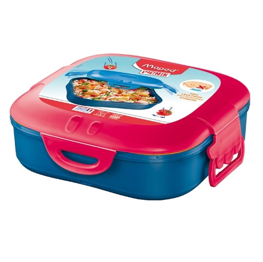 [D92081] Lunch Box 1 scompartimento rosa corallo Picnik Concept Maped