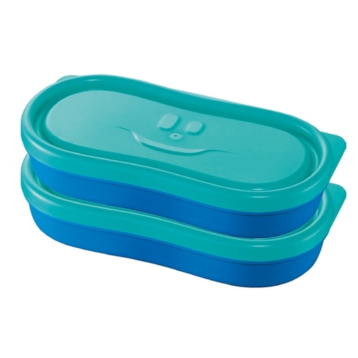 [D92084] Set 2 Snack box blu Picnik Concept Maped