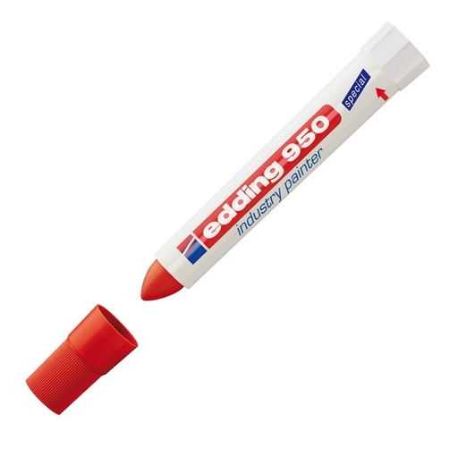 [D92130] Pastello Industriale Edding e-950 rosso