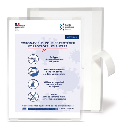 [D92163] Confezione 10 display autoplastificanti f.to A4 art.15051 3L