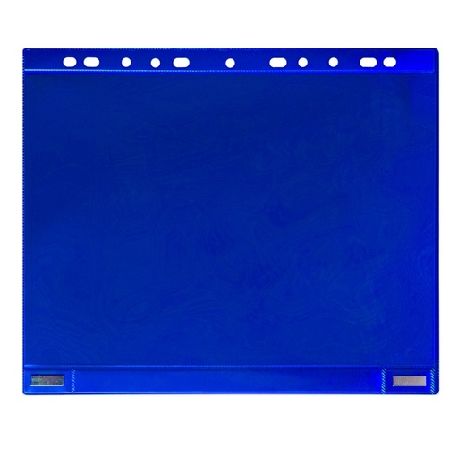 [D92168] Conf. 5 Buste forate per supporti magnetici ad anelli f.to A4 blu Tarifold