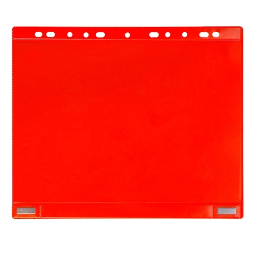 [D92169] Conf. 5 Buste forate per supporti magnetici ad anelli f.to A4 rosso Tarifold