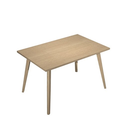 [D92452] Scrivania 120x80xH74,4cm Rovere/Rovere Woody